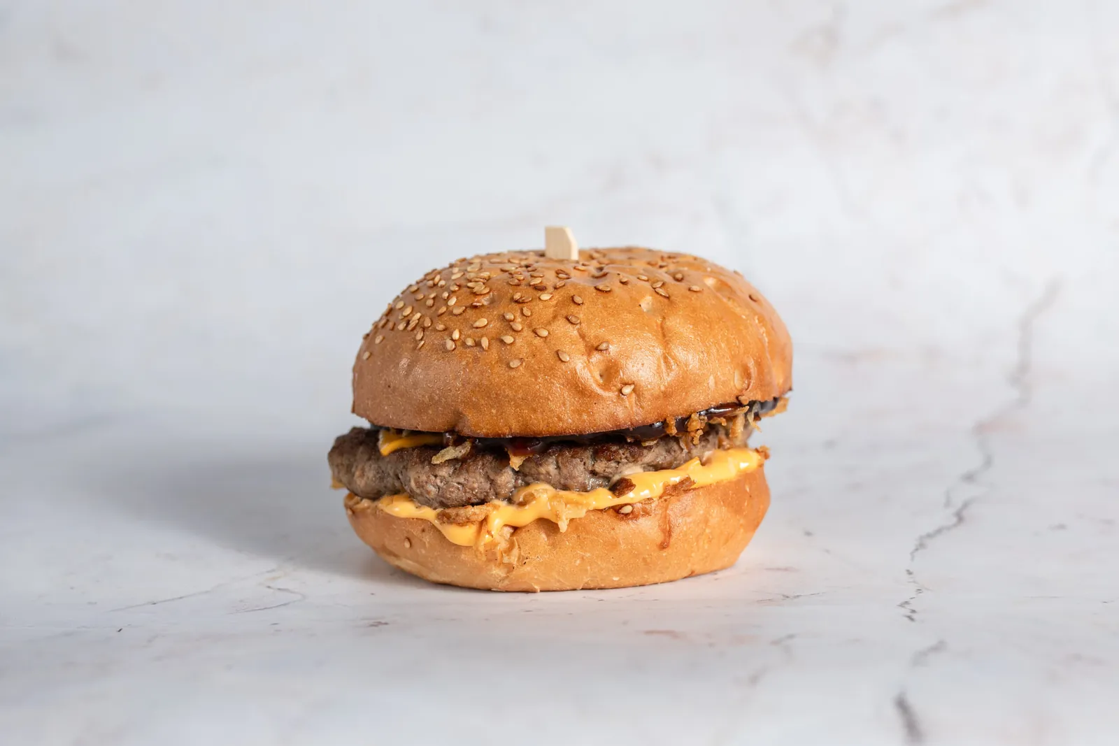 Mini burger with beef